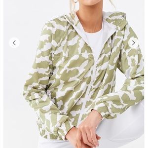 Active Abstract Camo Windbreaker